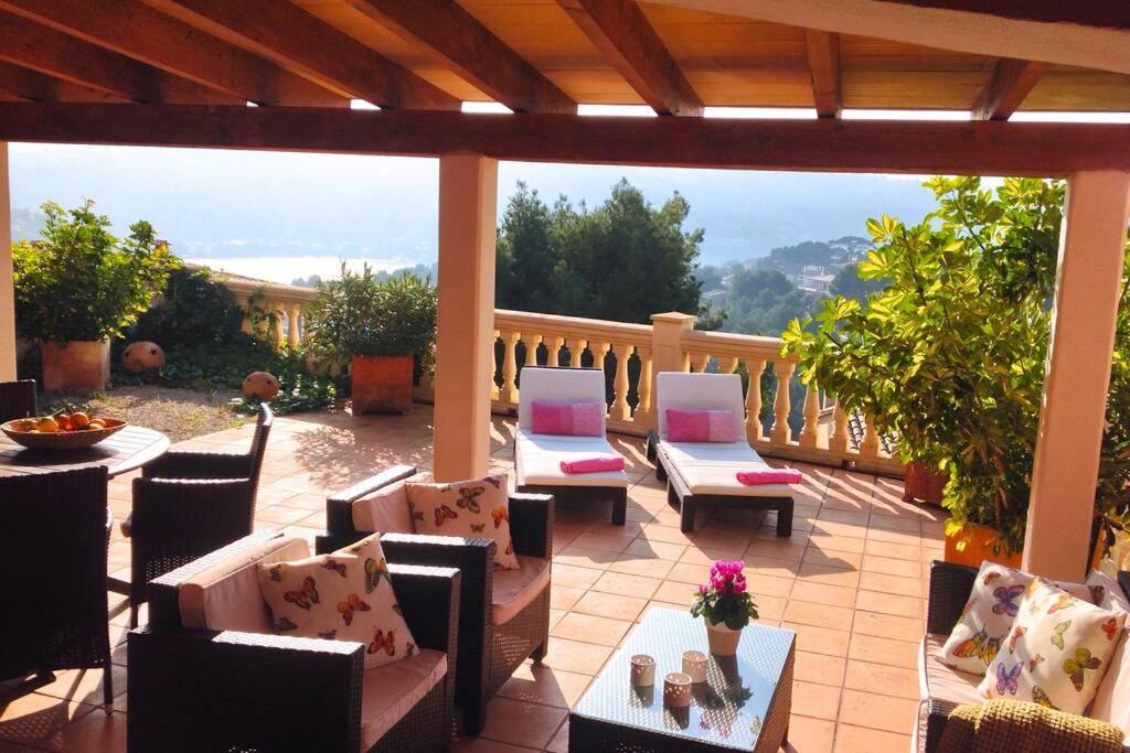 Apartamento Gran Terraza Privada Y Vistas Al Mar Port De Soller Luaran gambar